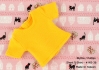 189．【NS-36】Blythe／Pullip short sleeve T-shirt（crew neck）# Golden Yellow