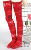 B10．【ML-10】MSD／MDD Thigh-High Doll Stockings # Painting Love Red