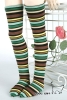 B07．【ML-07】MSD／MDD Thigh-High Doll Stockings # Stripe Green