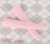【KS-107】B／P Knee Socks # Vertical Thin Stripe Pink+White