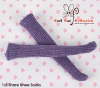 【KS-124】B／P Knee Socks # Grey Violet