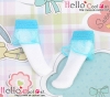 【KS-A21】(B／P) Lace Top Ankle Socks # White+Blue