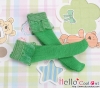 【KS-C13】(B／P) Lace Top Below Knee Socks # Green