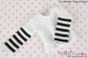 【YP-L05】YOSD T-Shirts／Long Sleeves # Stripe Black+White