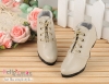 【LS-03】Leather High-Heeled Shoes（SD／DD）# Pale Grey