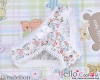 H126．【LU01A】Cotton Underwear ( SD／DD ) # White Flower