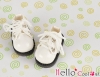 【02-01】B／P Mini Shoes 2 Holes # Shiny White