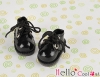 【02-02】B／P Mini Shoes 2 Holes # Shiny Black
