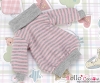 116．【NI-53N】Blythe Pullip Lovely Clothes # Pink+Grey