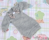 48．【NK-34】Blythe Pullip（Puffed Sleeves）Clothes # Grey（Bow）