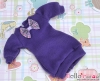 56．【NK-37】Blythe Pullip（Puffed Sleeves）Clothes # Violet（Bow）
