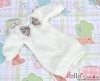 58．【NK-39】Blythe Pullip（Puffed Sleeves）Clothes # White（Bow）