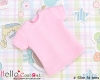 369．【NS-49】Blythe／Pullip short sleeve T-shirt（Slim Fit）# Pink