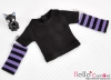 346．【NT-15】Blythe Pullip（Separate Sleeves）Tee # BK／Purple