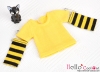 339．【NT-8】Blythe Pullip（Separate Sleeves）Tee # Stripe Yellow