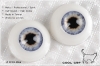 16MM／Metallic Optical Acrylic Doll Eyes (CC01) Blue