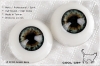 16MM／Metallic Optical Acrylic Doll Eyes (CC04) G-Grey