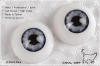16MM／Metallic Optical Acrylic Doll Eyes (SD01) Blue