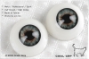 16MM／Metallic Optical Acrylic Doll Eyes (SD04) G-Grey