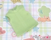 204．【NC-01N】Blythe Pullip Sleeveless Tee（Tank Top）# Apple Green