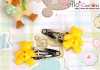 Y136．Mini Hair Pin（Bear）# Yellow