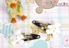 Y140．Mini Hair Pin（Bear）# White