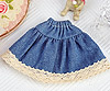 437．【PJ-5】Blythe／Pullip Short Denim Skirts # Blue