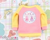 【PR-54】B／P Printing Long Sleeves Top # Pink／Bunny