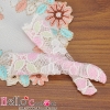 【KS-45】B／P Knee Socks # Lace Pink