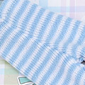 【BP-166】Blythe Pantyhose Socks # Stripe Powder Blue