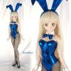 【RAB-03】Dollfie Dream Sister Sexy Bunny Costume（M Chest）#  Shiny Metallic Blue