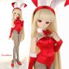 U23．【RAB-04】Dollfie Dream Sexy Furry Bunny Costume（L／Dy）# Red