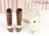 【07-08】B／P High-Heeled Boots．Chocolate