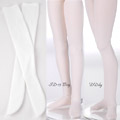 H11．【LL-11】SD／DD Over Thigh-High Doll Stockings # White