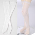 H15．【LL-15】SD／DD Thigh-High Doll Stockings # Net White