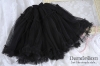 【DL-04】SD／DD Long Layered Net Skirt # Black