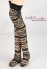 H22．【LL-22】SD／DD Thigh-High Doll Stockings # Net - Lace Stripe Black