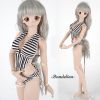 DD Sexy Swimsuit (SS07-3) B+W Stripe