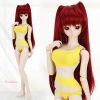 Q102．【SS11N】DD Sexy One Shoulder Swimsuit（S／M／L Bust）# Yellow