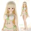 Q26．【SS26】DD Sexy Swimsuit Set # Thin White+Chartreuse