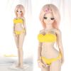 Q64．【SS27】DD Sexy Bikini Swimsuit # Yellow