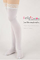 H20．【LL-20】SD／DD Thigh-High Doll Stockings # Thin White