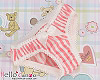 H09．【LU01A】Cotton Underwear ( SD／DD ) # Vertical Stripe Pink