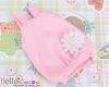 【BS-09】B／P Doll Braces Puff Skirt（Flower）# Pink