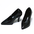 Volks DD High-Heeled Shoes（Soft PVC） # Black