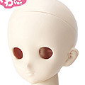 【Volks Parts】DD Option Head DDH-06 Eyeholes Opened Type / White（ホワイト）