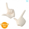Volks DDII-H-03B-WH / Pointing Hands (Large Ver.)