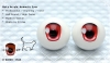 22mm／Meta Acrylic Animetic Eyes (WD-08) Red