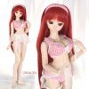 T12．【YD-36】Sexy Lingerie / Swimsuit Set # Check Pink