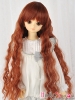 【NC-M01】7~8" Heat-Proof Wave Wigs # Carrot Red